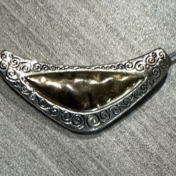 Unique Two Tone Necklace - Picture 5 of 9